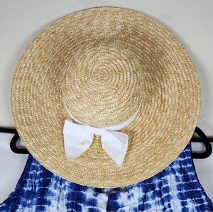 100% Natural Straw Sun Hat By Janie and Jack One Size